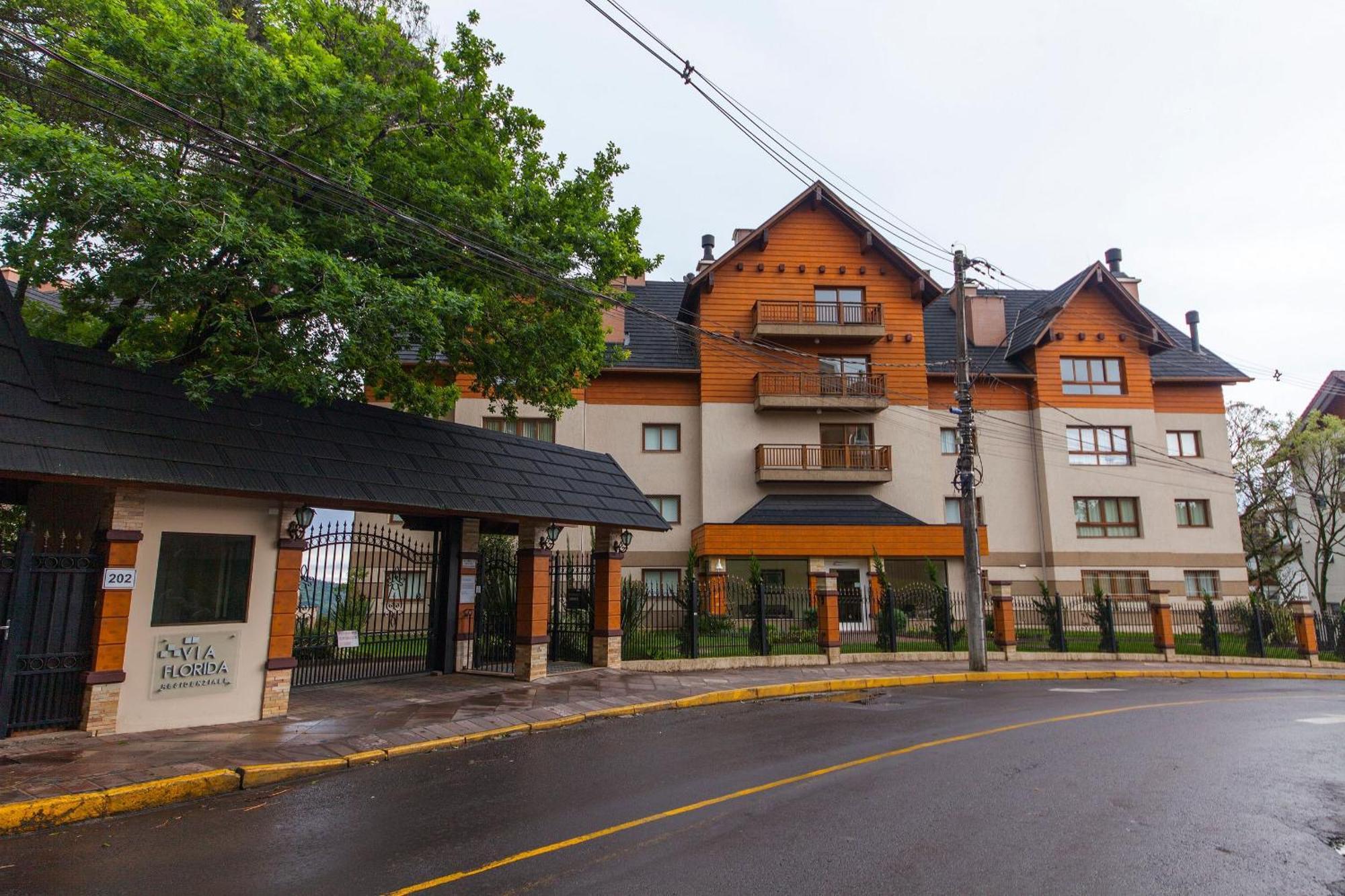 600 Metros, Rua Coberta - Centro Via Florida Apartamento Gramado Exterior foto