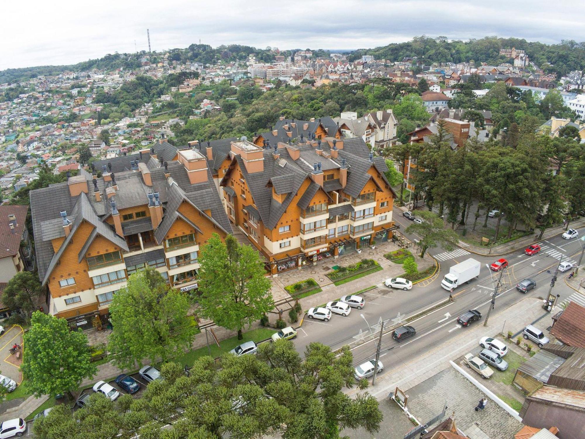 600 Metros, Rua Coberta - Centro Via Florida Apartamento Gramado Exterior foto